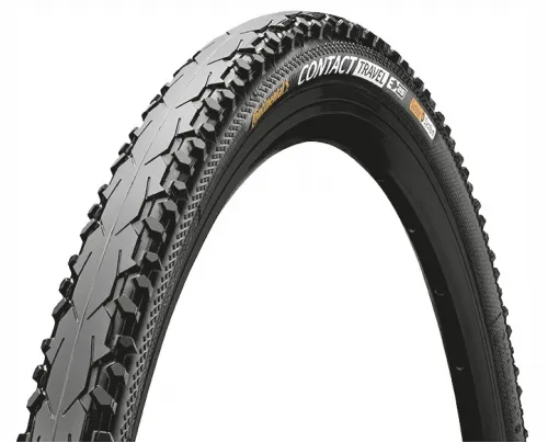 Покрышка 26 x 1.75 (47-559) Continental Contact Travel (SafetySystem Breaker) black/black wire TPI 3/180 (670g)