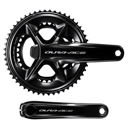 Шатуни Shimano FC-R9200-P Dura-Ace 12-speed 54/40T 172.5mm, з вимірювачем потужності, black