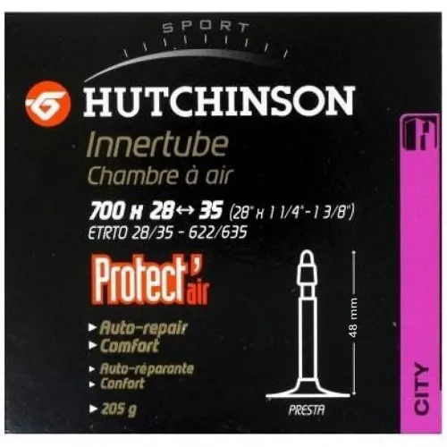 Камера 28 x 1.1-1.37 (28/35-622/635) Hutchinson Protect Air, presta 48mm