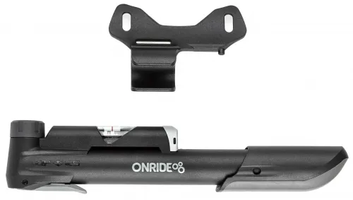 Насос компактный ONRIDE Counter 10 пластиковый с манометром (120 psi, 8.3 bar)