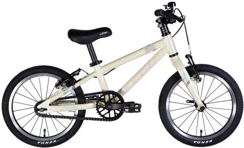 Велосипед 16 Leon GO Vbr FR (2025) бежевый с розовым