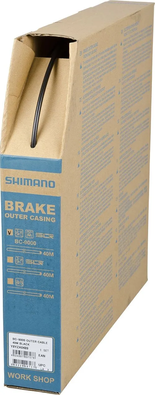 Рубашка (боуден) для тормоза Shimano BC-9000, черная (40 метров)