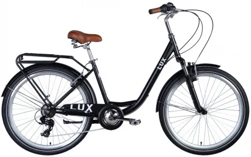 Велосипед 26 Dorozhnik LUX AM (2024) черный (м)