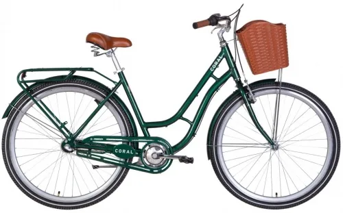 Велосипед 28 Dorozhnik CORAL PH SHIMANO NEXUS (2022) темно-зелений