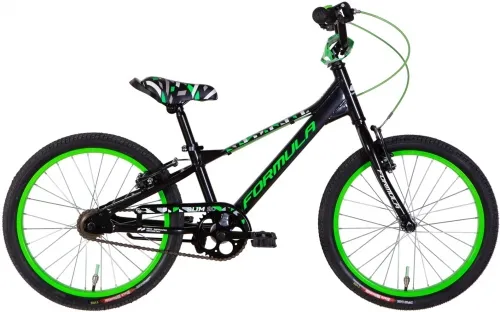 Велосипед 20 Formula SLIM (2022) черно-зеленый