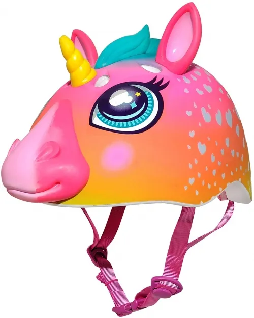 Шлем C-Preme Raskullz Super Rainbow Corn LED USB розовый