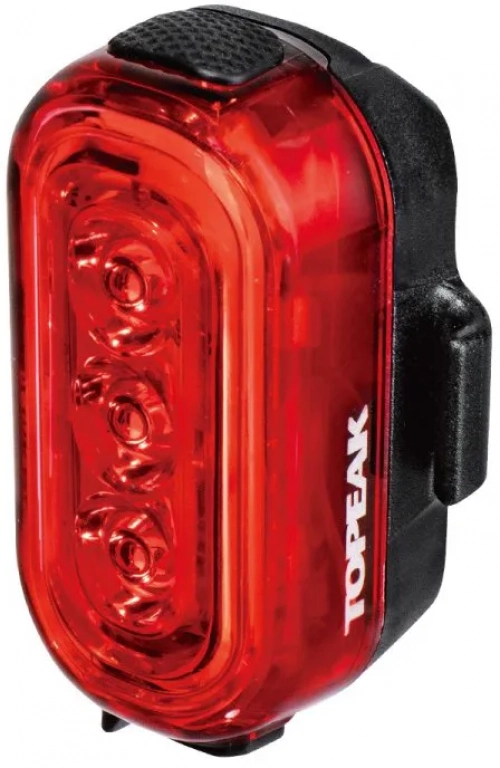 Ліхтар задній Topeak TailLux 100 USB, 100 lumens USB rechargeable tail light, Red & Red color.