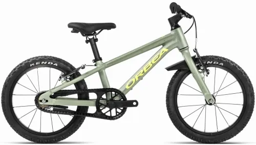 Велосипед 16 Orbea MX 16 (2025) metallic green artichoke matt/yellow matt