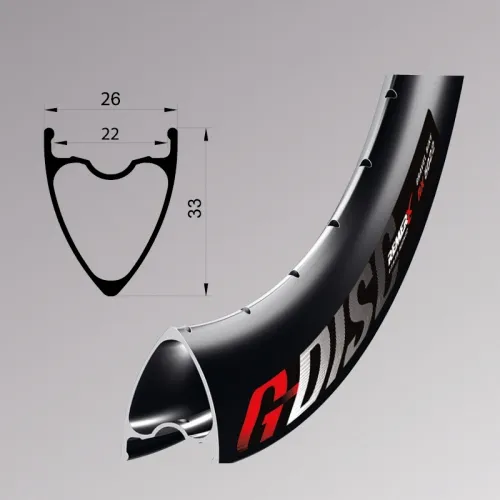 Обід 28'' Remerx G-DISC RX 5022 (622x22 mm) 28H FV black