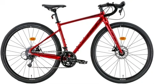 Велосипед 28 Leon GR-90 DD (2022) красный с черным
