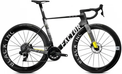 Велосипед 28 Factor Road Ostro Vam 2.0 Sram Force w/ Power Meter 172,5/Bar40x100/Bi 48/58 silver (2025) geometric