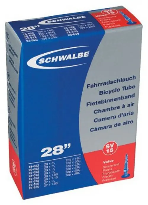 Камера 28 (18 / 28х622 / 630) Schwalbe SV15 50мм EK