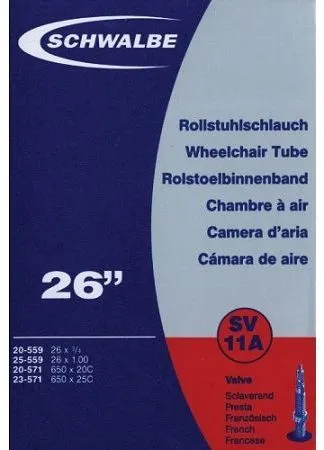 Камера 26 (18 / 25x559 / 571) Schwalbe SV11A 40мм EK