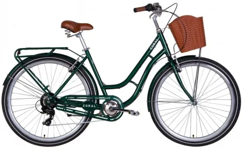 Велосипед 28 Dorozhnik CORAL (2022) темно-зеленый