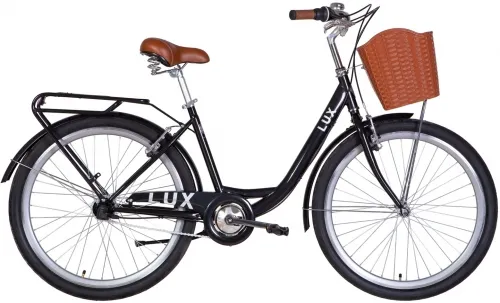 Велосипед 26 Dorozhnik LUX PH (2022) черный матовый