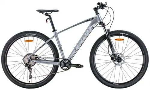 Велосипед 29 Leon TN-60 AM HDD (2022) серый с черным и синим (м)
