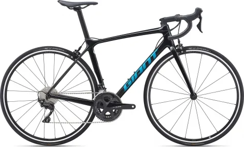 Велосипед 28 Giant TCR Advanced 2 (2021) matte carbon/ gloss rainbow black