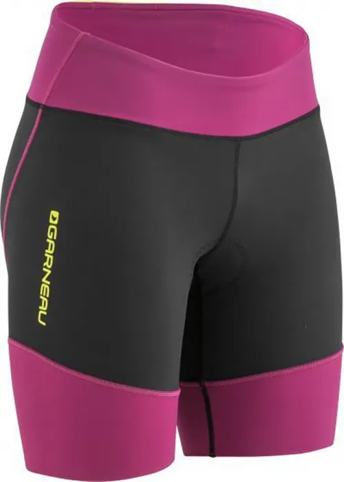 Шорты Garneau Tri Comp Shorts черно-розовые