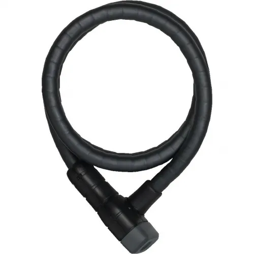 Замок панцирный трос ABUS 6615K/120/15 Microflex Black SCLL