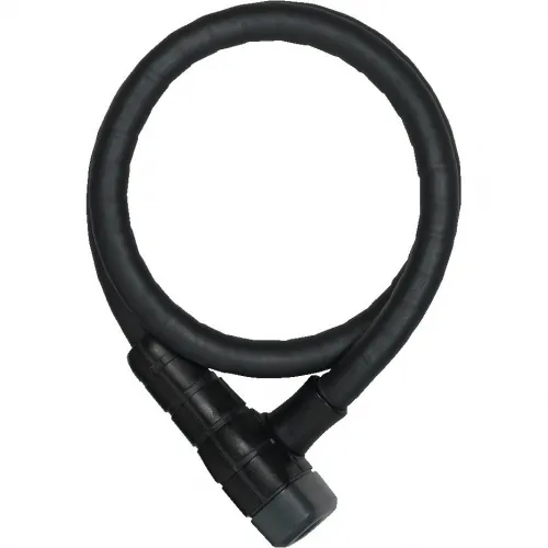 Замок панцирный трос ABUS 6615K/85/15 Microflex Black SCLL