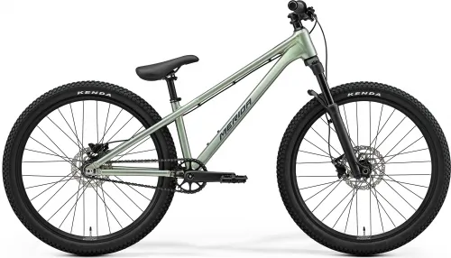 Велосипед 26 Merida DIRT 500 (2026) grey/green clear coat