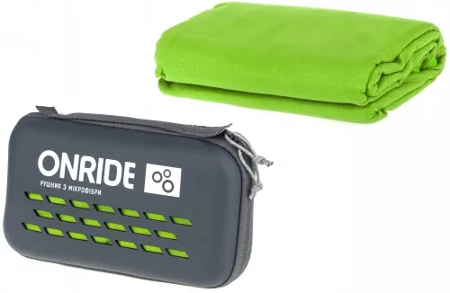 Рушник з мікрофібри ONRIDE Wipe 20 (120х60см) зелений у кейсі