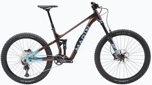 Велосипед 29-27.5 Marin Alpine Trail 1 (2024) gloss blue/brown/light blue