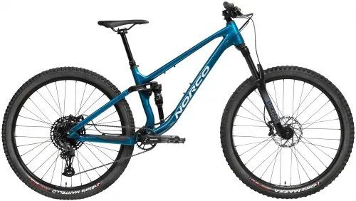 Велосипед 29 Norco Fluid FS 3 (2023) blue/silver