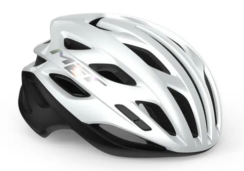 Шлем MET ESTRO (MIPS) white holographic glossy