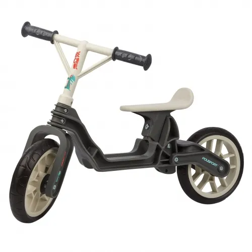 Беговел Polisport Balance Bike термопластиковый (2-5 лет) до 25 кг серый/кремовый