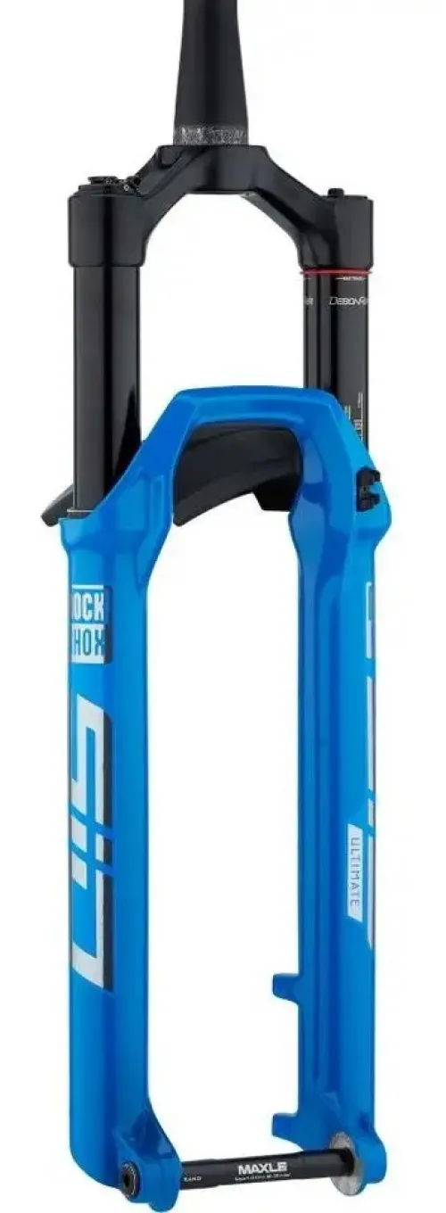 Вилка RockShox SID Ultimate Race Day - Remote 29 Boost™15X110 120mm Gloss Blue 44offset Tapered DebonAir (includes Bolt on Fender, Star nut, Maxle Stealth & OneLoc Remote) C1