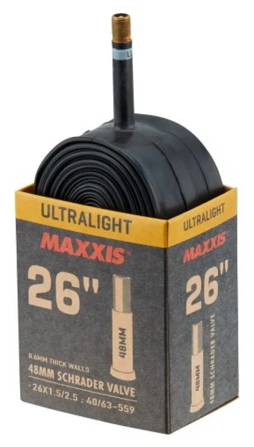 Камера 26x1.50/2.50 (40/63-559) Maxxis ULTRALIGHT AV 48