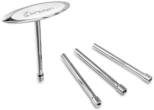 Ключ для спиц Birzman c Т-образной ручкой, серебристый