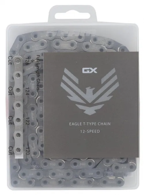 Цепь SRAM GX T-Type Eagle SolidPin 12-speed, 126 links, Powerlock, silver