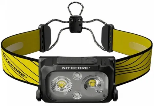 Ліхтар налобний Nitecore NU25 NEW (400 лм, 12 реж., USB-C), black
