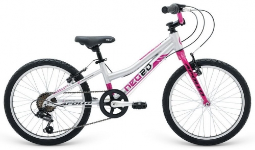 Велосипед 20 Apollo Neo 6s girls розовый/черный