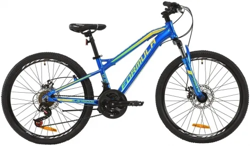 Велосипед 24 Formula BLACKWOOD 2.0 DD сине-желто-салатовый (2020)