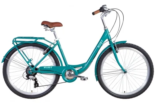 Велосипед 26 Dorozhnik RUBY (2021) зелений (матовий)
