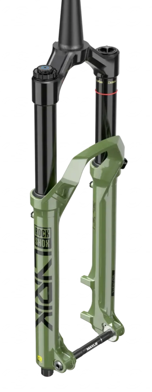 Вилка RockShox Lyrik Ultimate Charger 3 RC2 - Crown 27.5 Boost™ 15x110 160mm Green Alum Str Tpr 44offset DebonAir+ (includes Bolt On Fender,2 Btm Tokens, Star nut & Maxle Stealth) D1