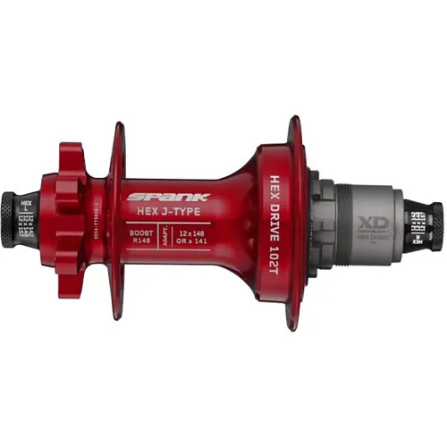 Втулка задняя SPANK HEX J-Type Boost R148 XD 32H red