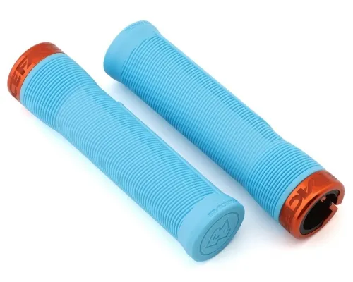 Грипсы Race Face Chester Lock-On Grips (31x136 mm) light blue / orange