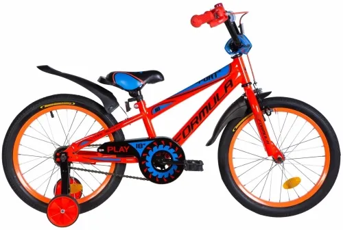 Велосипед 18 Formula SPORT (2021) помаранчево-синій