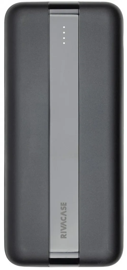 Универсальная мобильная батарея Rivacase VA2081 20000mAh, USB-C, 2*USB-A, Black