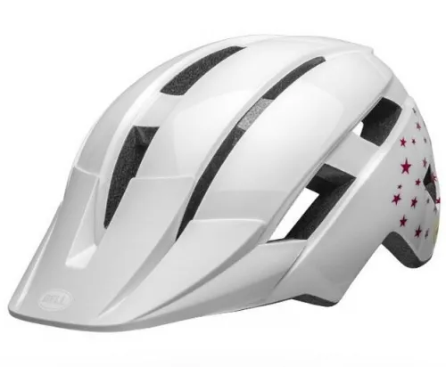 Шолом дитячий Bell Sidetrack II Stars Gloss White