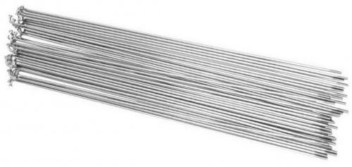 Спицы ONRIDE 13G/2,3mm x 252mm, нерж, silver, 100шт