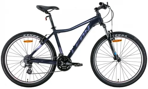 Велосипед 26 Leon HT-LADY AM Vbr (2022) черный с сиреневым (м)