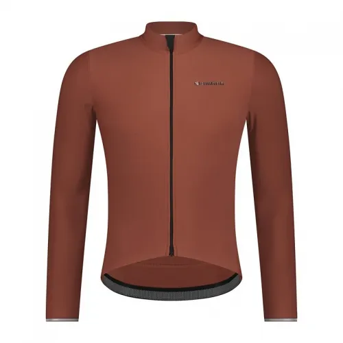 Велоджерсі Shimano Stile long sleeves утеплене brown