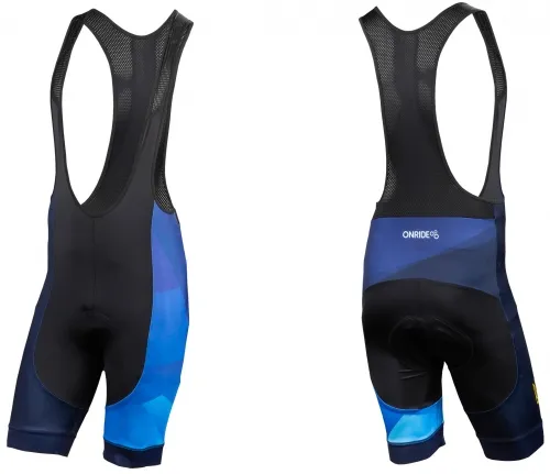 Велотрусы с лямками ONRIDE Pro Crystal black/blue