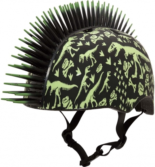 Шлем C-Preme Raskullz T-Rex Bonez черно-зеленый
