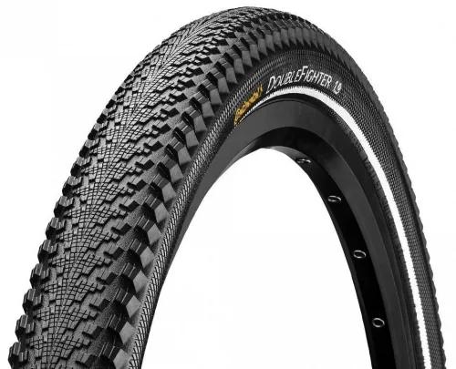 Покришка 26 x 1.90 (50-559) Continental DoubleFighter III (Sport) black/black wire TPI 3/180 (790g)